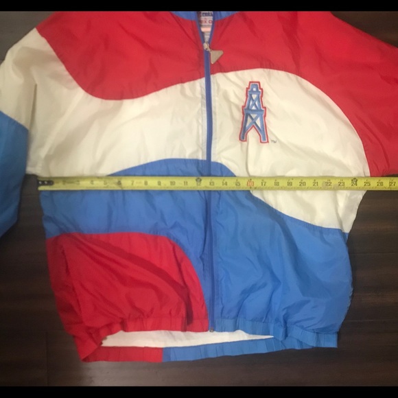 Oilers Vintage Light Jacket Size Large - Picture 3 of 12